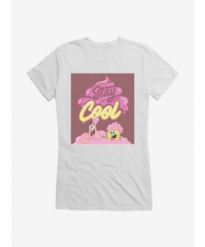 Value Item SpongeBob Stay Cool Whipped Girls T-Shirt $6.77 T-Shirts