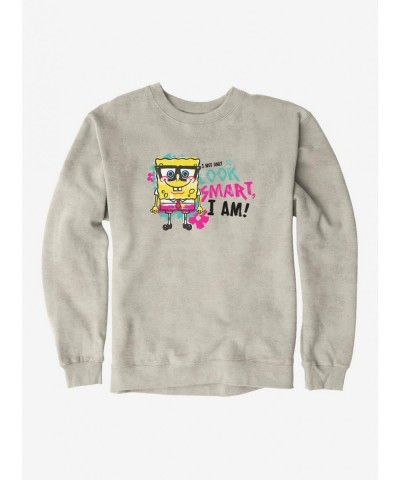 Fashion SpongeBob SquarePants Look Smart Am Smart Sweatshirt $10.63 Sweatshirts