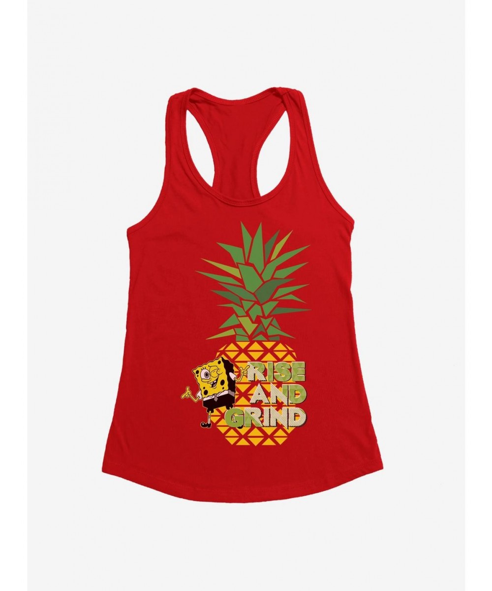 Exclusive SpongeBob SquarePants Rise And Grind Girls Tank $9.16 Tanks