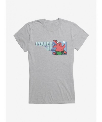 Seasonal Sale SpongeBob SquarePants Power Up Patrick Girls T-Shirt $8.96 T-Shirts