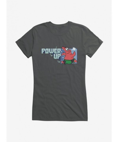 Seasonal Sale SpongeBob SquarePants Power Up Patrick Girls T-Shirt $8.96 T-Shirts