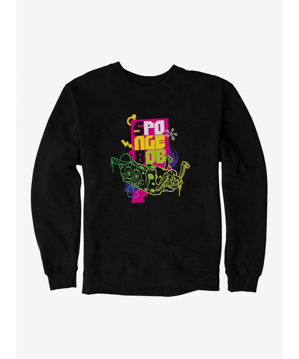 Pre-sale Discount SpongeBob SquarePants Dance Moves Sweatshirt $13.58 Sweatshirts