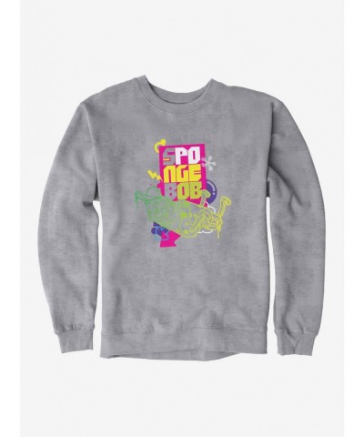 Pre-sale Discount SpongeBob SquarePants Dance Moves Sweatshirt $13.58 Sweatshirts