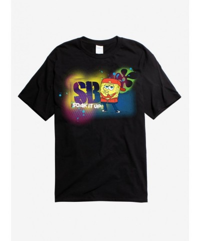 Discount SpongeBob SquarePants Dance Crew Soak It Up T-Shirt $8.60 T-Shirts