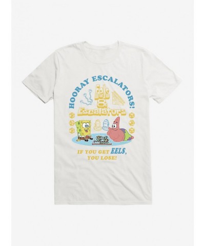 Unique SpongeBob SquarePants Hooray Escalators T-Shirt $7.46 T-Shirts