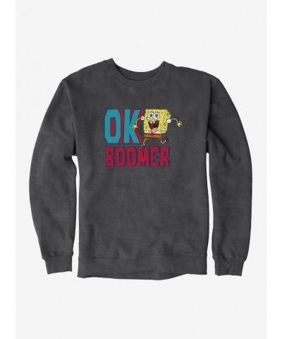 Fashion SpongeBob SquarePants OK Boomer Sweatshirt $12.10 Sweatshirts