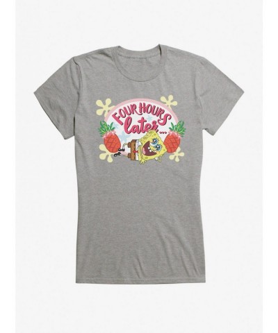 Exclusive Spongebob Squarepants 4 Hours Later Girls T-Shirt $6.97 T-Shirts