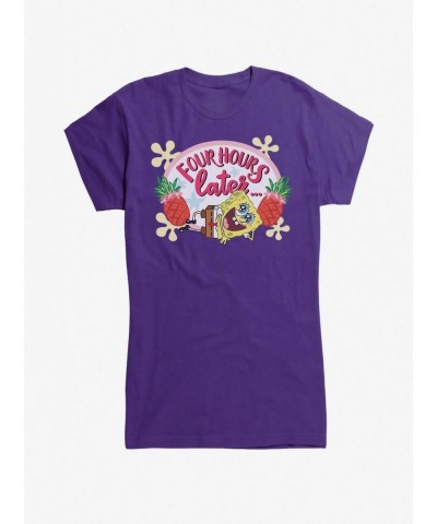 Exclusive Spongebob Squarepants 4 Hours Later Girls T-Shirt $6.97 T-Shirts