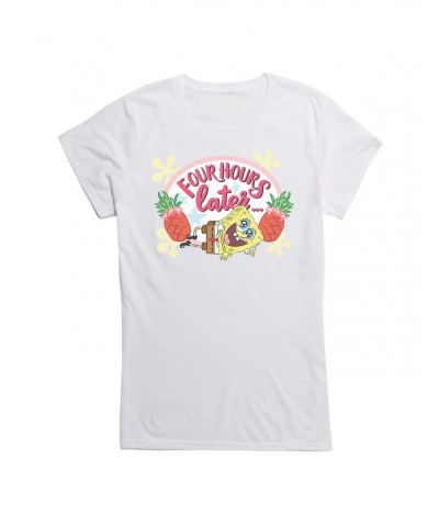 Exclusive Spongebob Squarepants 4 Hours Later Girls T-Shirt $6.97 T-Shirts