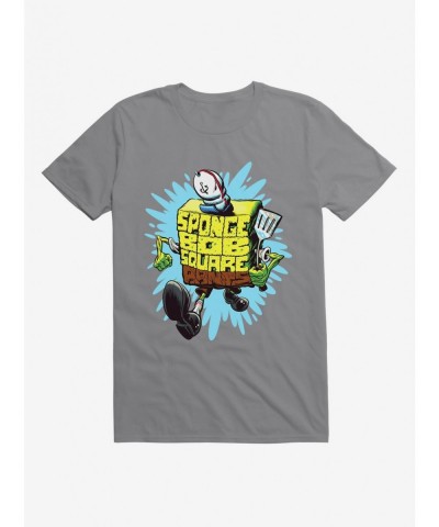 Discount Sale SpongeBob SquarePants Sponge Script Frycook T-Shirt $6.50 T-Shirts