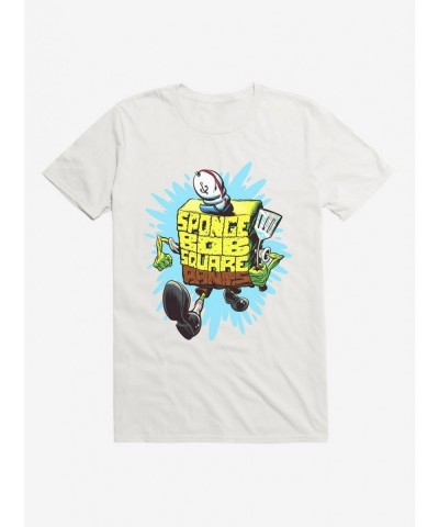 Discount Sale SpongeBob SquarePants Sponge Script Frycook T-Shirt $6.50 T-Shirts