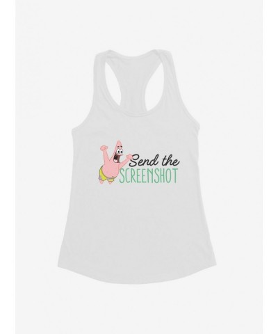 Pre-sale Discount SpongeBob SquarePants Send The Screenshot Patrick Girls Tank $7.77 Tanks