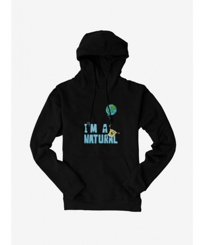 Discount Sale SpongeBob SquarePants Earth Day I'm A Natural Hoodie $16.88 Hoodies