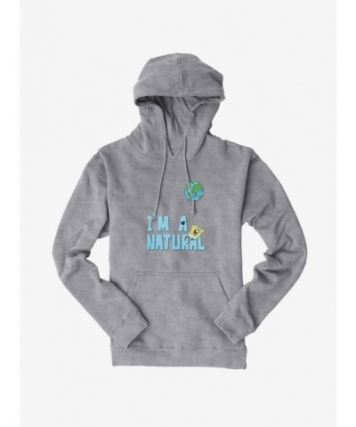 Discount Sale SpongeBob SquarePants Earth Day I'm A Natural Hoodie $16.88 Hoodies