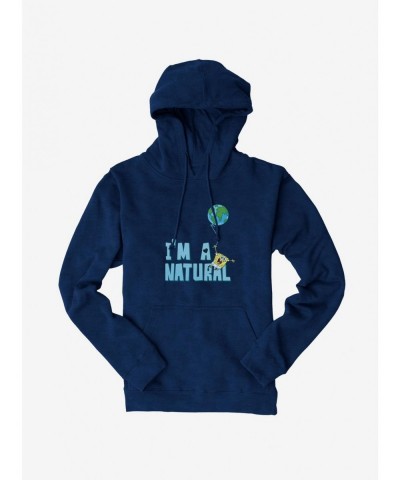 Discount Sale SpongeBob SquarePants Earth Day I'm A Natural Hoodie $16.88 Hoodies