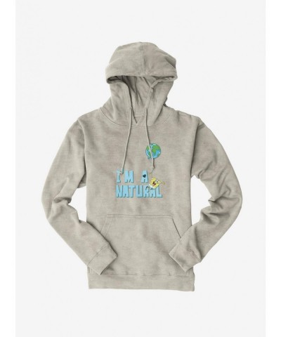 Discount Sale SpongeBob SquarePants Earth Day I'm A Natural Hoodie $16.88 Hoodies