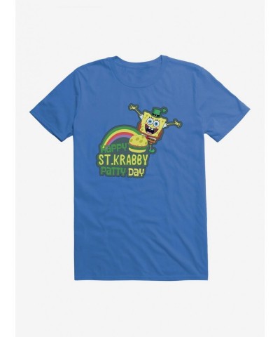 Big Sale SpongeBob SquarePants Happy St. Krabby Patty Day T-Shirt $6.50 T-Shirts