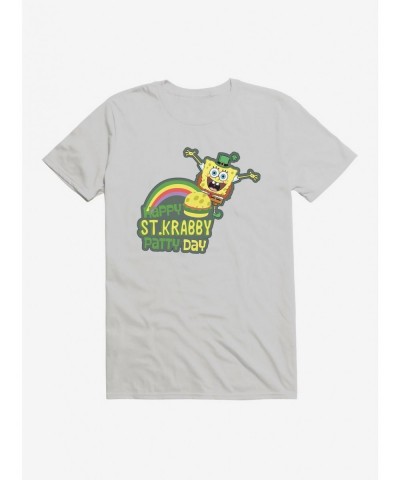 Big Sale SpongeBob SquarePants Happy St. Krabby Patty Day T-Shirt $6.50 T-Shirts