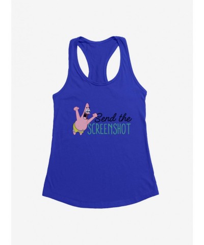 Pre-sale Discount SpongeBob SquarePants Send The Screenshot Patrick Girls Tank $7.77 Tanks