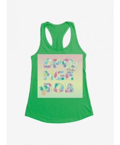 Fashion SpongeBob SquarePants Pineapples Girls Tank $7.17 Tanks