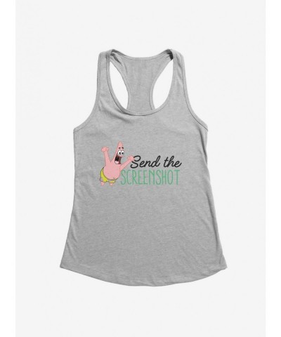 Pre-sale Discount SpongeBob SquarePants Send The Screenshot Patrick Girls Tank $7.77 Tanks