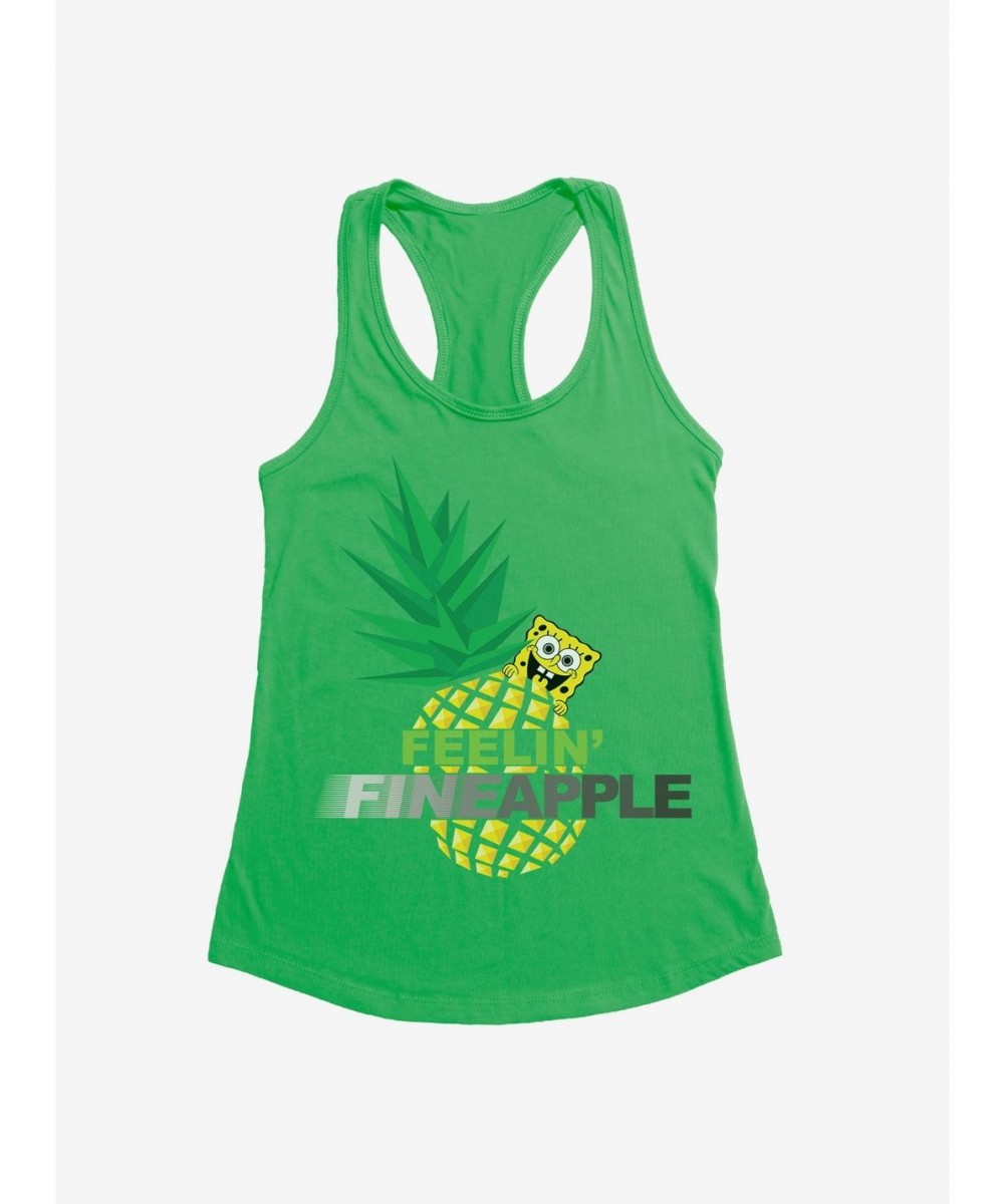 Festival Price SpongeBob SquarePants Feelin' Pineapple Girls Tank $8.17 Tanks