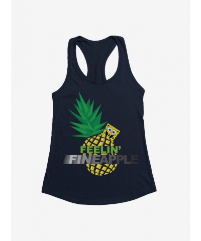 Festival Price SpongeBob SquarePants Feelin' Pineapple Girls Tank $8.17 Tanks