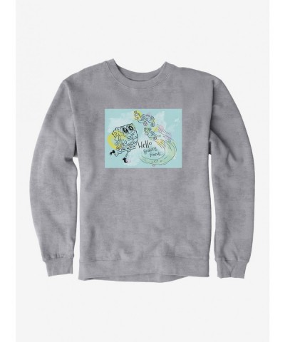 Flash Deal SpongeBob SquarePants Hello Floating Friends Sweatshirt $10.33 Sweatshirts