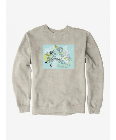 Flash Deal SpongeBob SquarePants Hello Floating Friends Sweatshirt $10.33 Sweatshirts