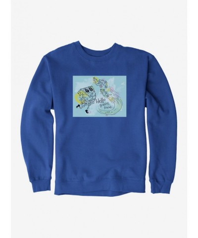 Flash Deal SpongeBob SquarePants Hello Floating Friends Sweatshirt $10.33 Sweatshirts