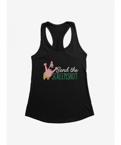 Pre-sale Discount SpongeBob SquarePants Send The Screenshot Patrick Girls Tank $7.77 Tanks