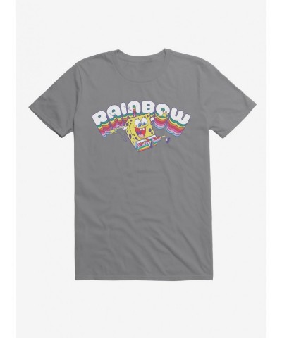 Seasonal Sale Spongebob Squarepants Rainbow T-Shirt $8.03 T-Shirts