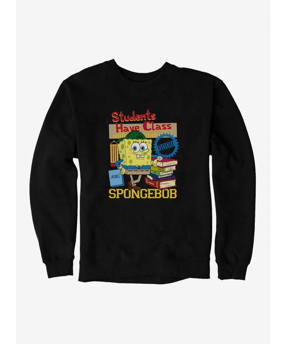 Absolute Discount SpongeBob SquarePants Students Have Class Sweatshirt $13.58 Sweatshirts