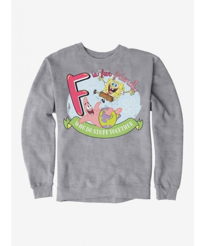 Low Price SpongeBob SquarePants F Is For Friends Sweatshirt $10.63 Sweatshirts