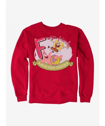 Low Price SpongeBob SquarePants F Is For Friends Sweatshirt $10.63 Sweatshirts