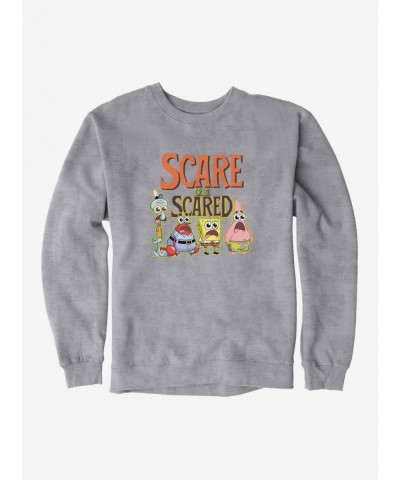 Discount Sale SpongeBob SquarePants Scare Or Be Scared Sweatshirt $10.33 Sweatshirts