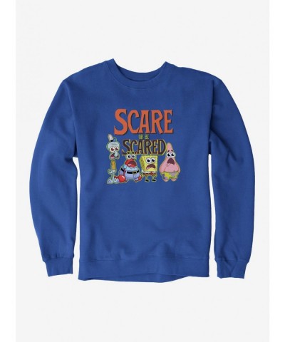 Discount Sale SpongeBob SquarePants Scare Or Be Scared Sweatshirt $10.33 Sweatshirts