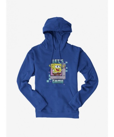 Flash Sale SpongeBob SquarePants Lets Game Spatula Hoodie $15.80 Hoodies