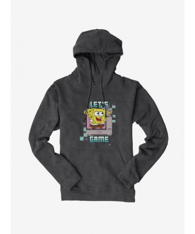 Flash Sale SpongeBob SquarePants Lets Game Spatula Hoodie $15.80 Hoodies