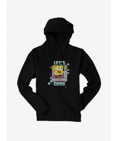 Flash Sale SpongeBob SquarePants Lets Game Spatula Hoodie $15.80 Hoodies