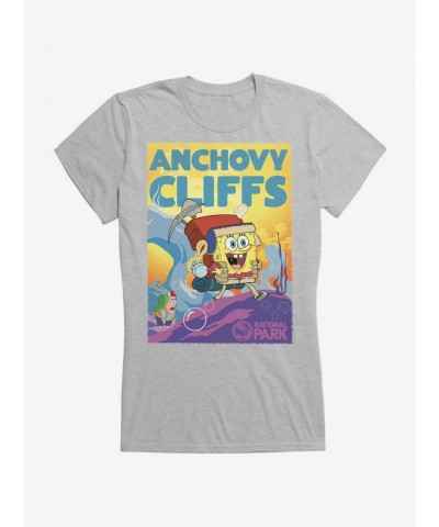 Exclusive SpongeBob SquarePants Anchovy Cliffs Park Girls T-Shirt $8.96 T-Shirts