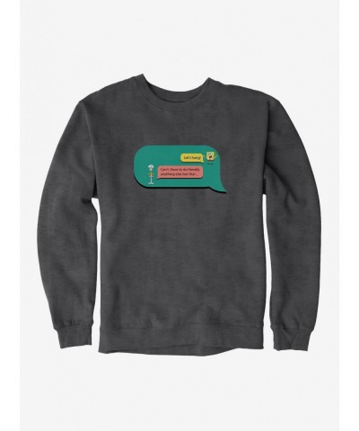 Special SpongeBob SquarePants Text Bubble Let's Hang Sweatshirt $10.33 Sweatshirts