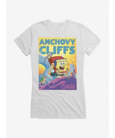 Exclusive SpongeBob SquarePants Anchovy Cliffs Park Girls T-Shirt $8.96 T-Shirts