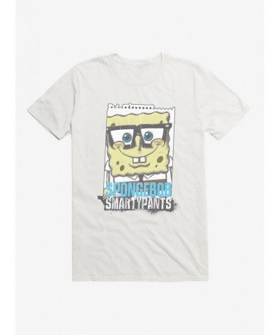 Cheap Sale SpongeBob SquarePants SpongeBob SmartyPants Storm Grey T-Shirt $6.69 T-Shirts