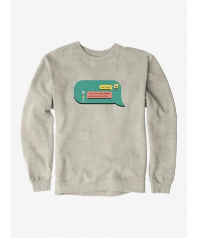 Special SpongeBob SquarePants Text Bubble Let's Hang Sweatshirt $10.33 Sweatshirts