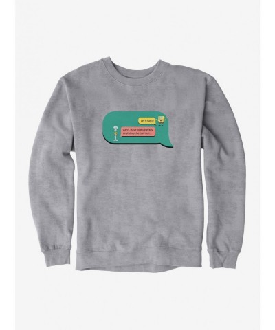 Special SpongeBob SquarePants Text Bubble Let's Hang Sweatshirt $10.33 Sweatshirts