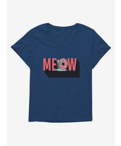 High Quality SpongeBob SquarePants Gary Meow Girls T-Shirt Plus Size $10.52 T-Shirts