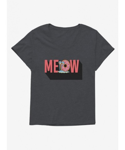 High Quality SpongeBob SquarePants Gary Meow Girls T-Shirt Plus Size $10.52 T-Shirts