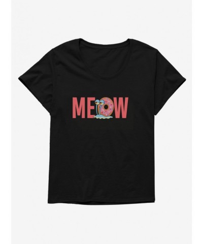 High Quality SpongeBob SquarePants Gary Meow Girls T-Shirt Plus Size $10.52 T-Shirts