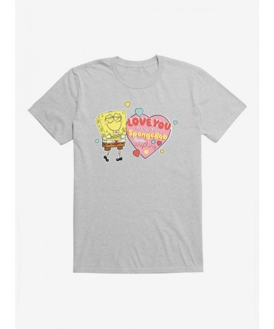 Limited Time Special SpongeBob SquarePants Love You More Than T-Shirt $7.65 T-Shirts